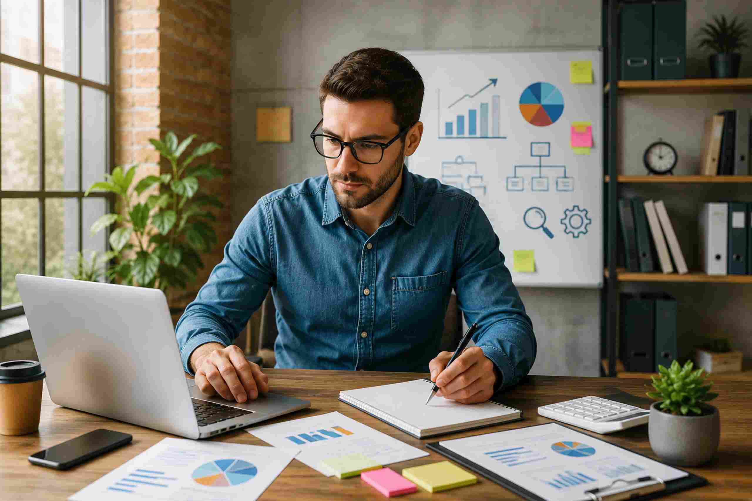 Aprenda como administrar uma empresa com eficiência, organizando finanças, equipe e processos para garantir crescimento e sustentabilidade.