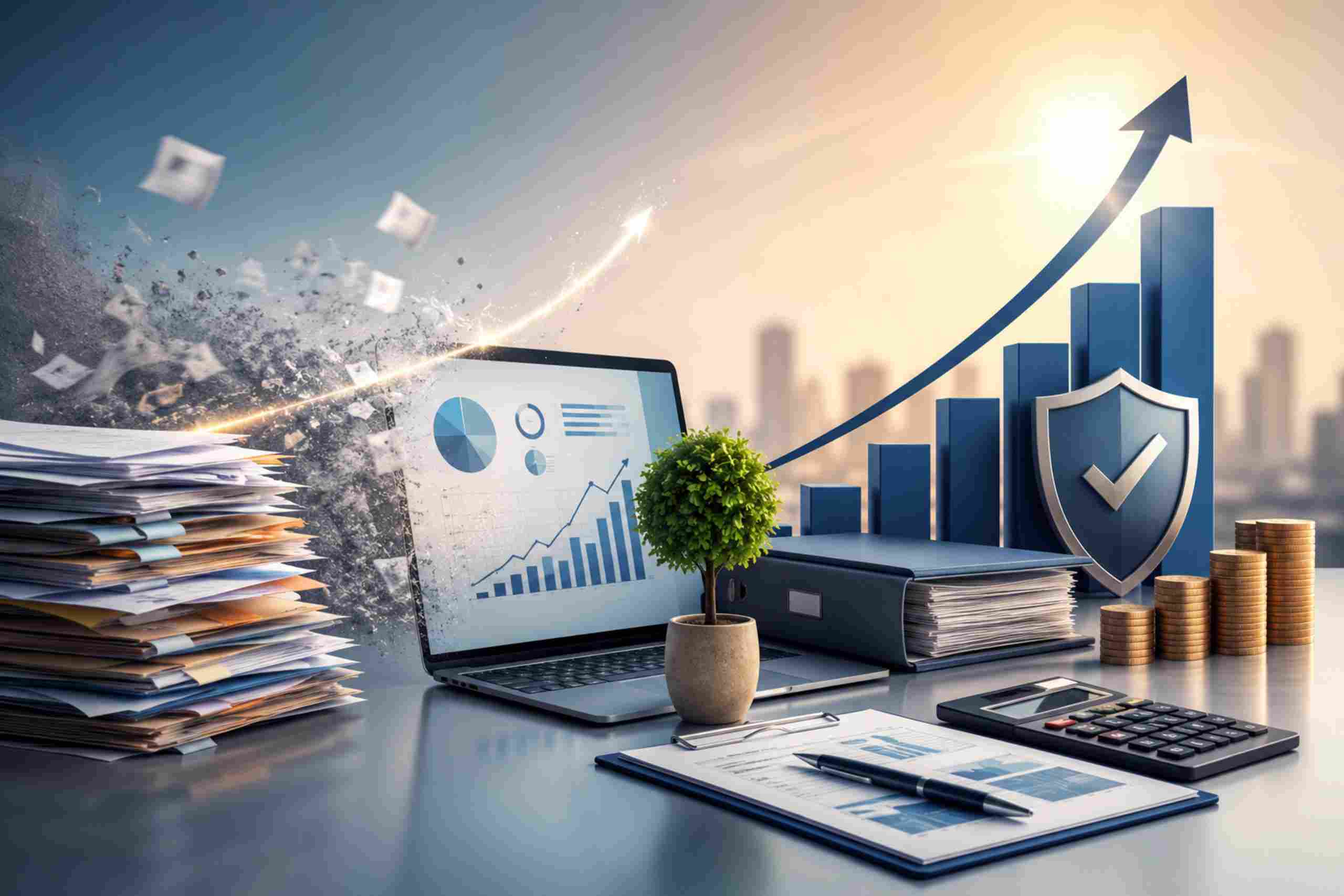 Entenda a importância da contabilidade atualizada para o crescimento sustentável da sua empresa e a organização financeira.