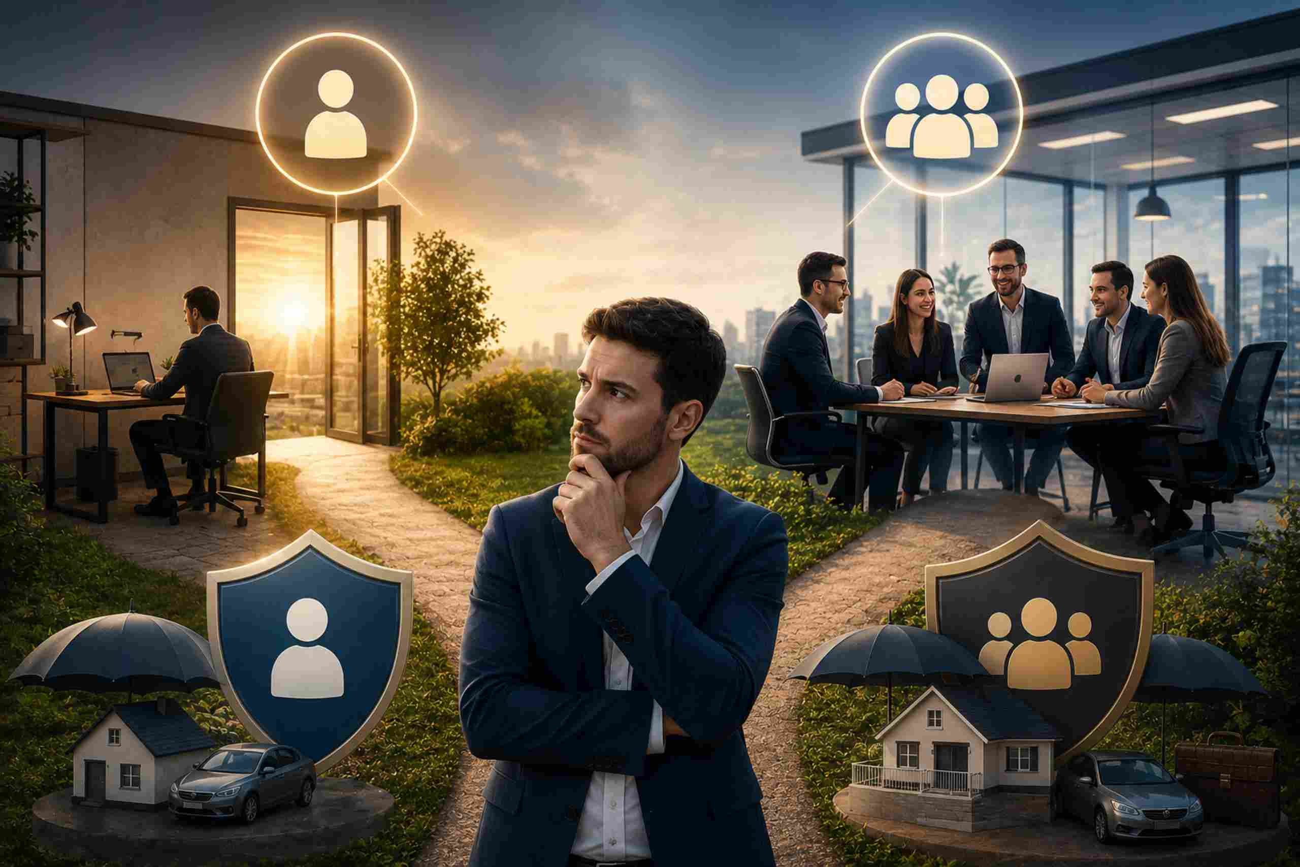 Descubra se você precisa realizar a abertura da empresa com outros corretores de seguros ou se pode empreender sozinho.