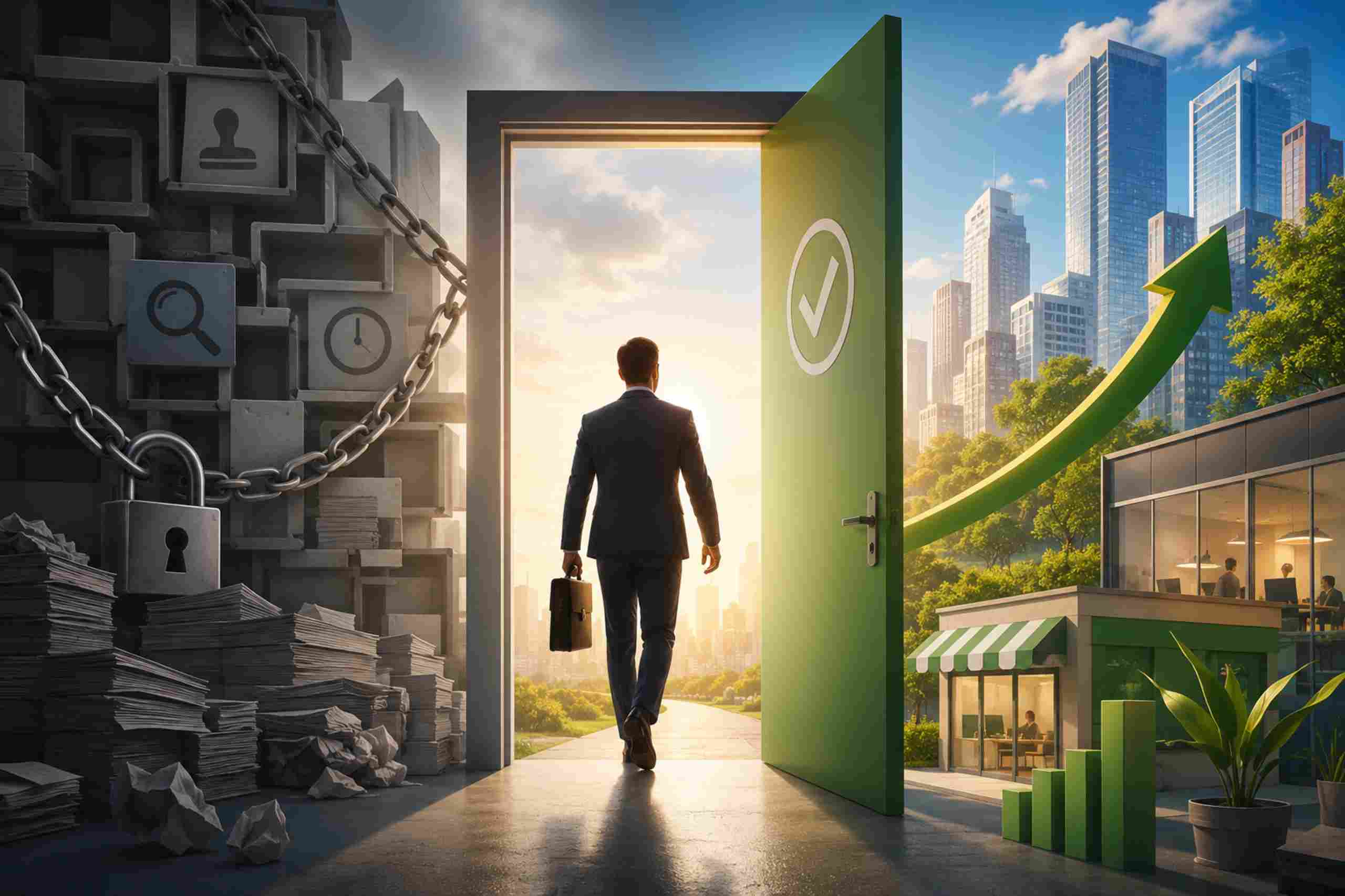 Descubra como a Lei de Ambiente de Negócios ajuda empreendedores a tirar seus negócios do papel com novas facilidades.
