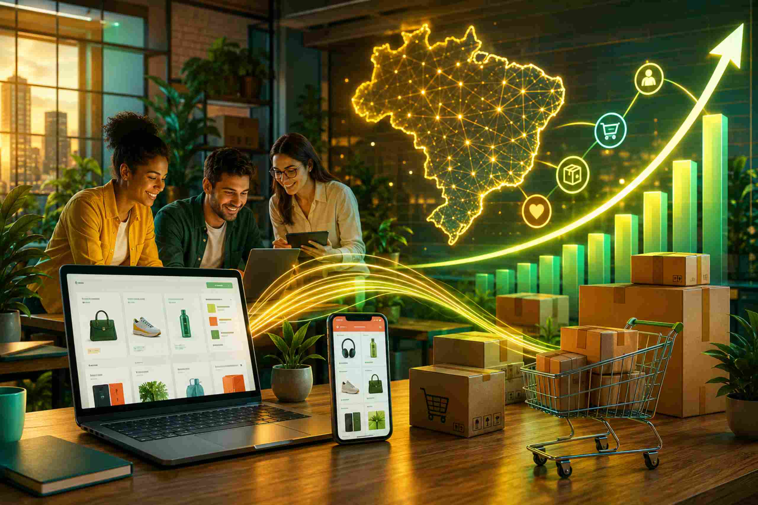 Entenda a importância do e-commerce no cenário atual e como as vendas digitais estão moldando o futuro das compras.