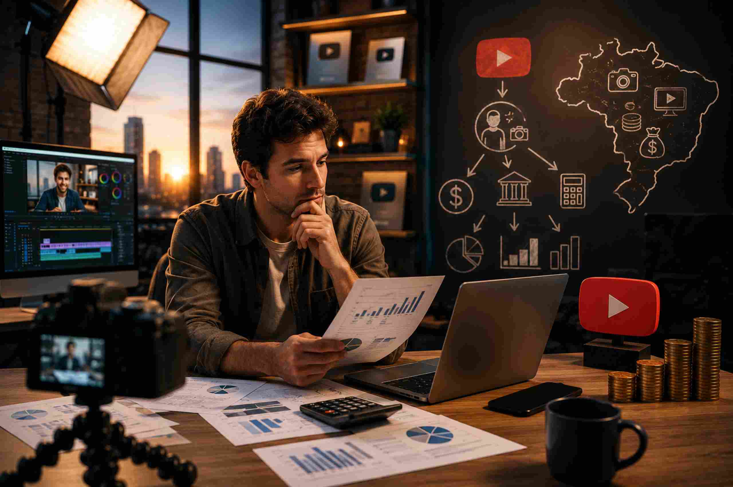 Afinal, como funciona a tributação para um Youtuber? O que é melhor, abrir uma empresa ou ser autônomo? Descubra Neste Artigo!