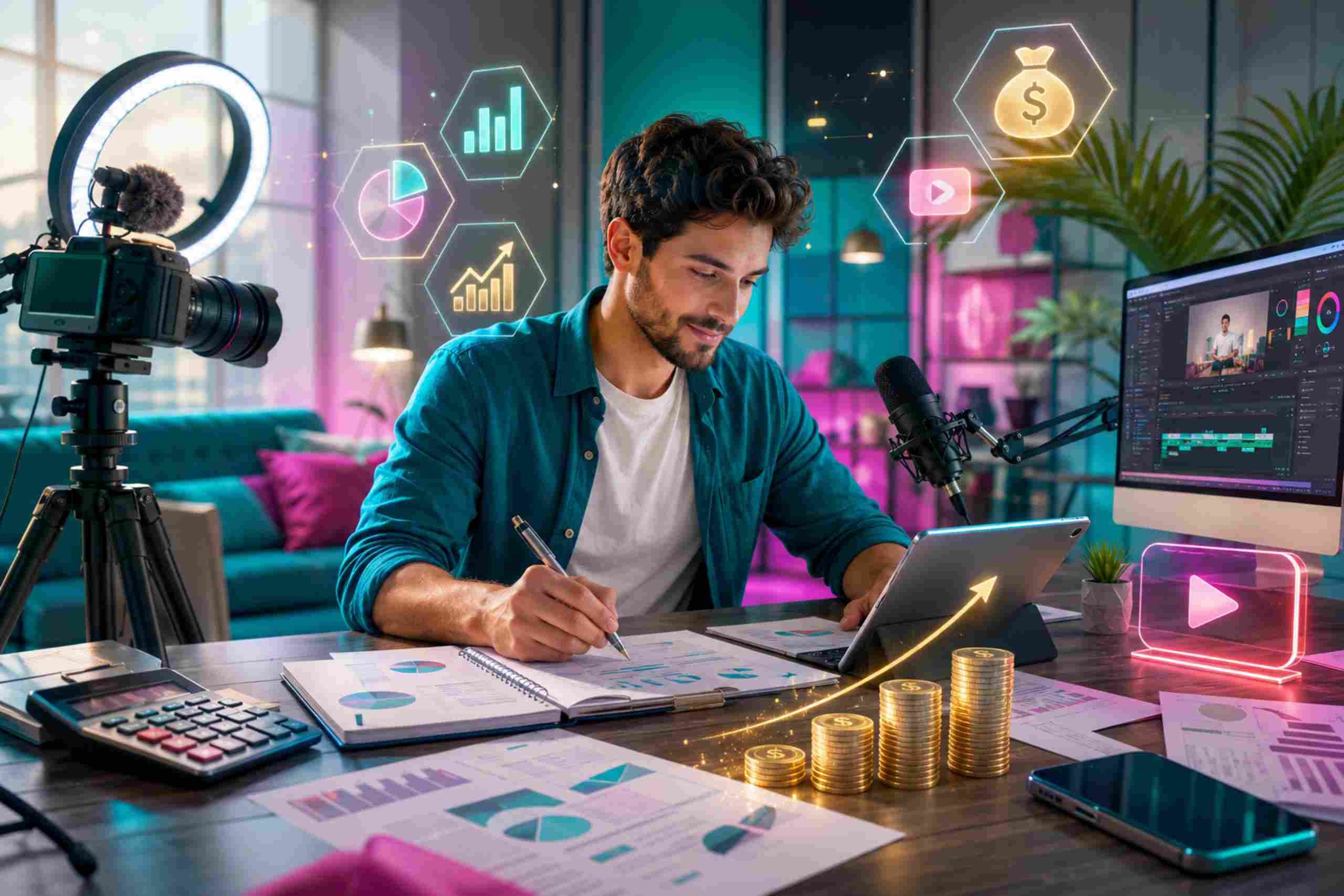 Saiba por que a Contabilidade para Youtuber é essencial para gerenciar suas finanças e expandir seu negócio.