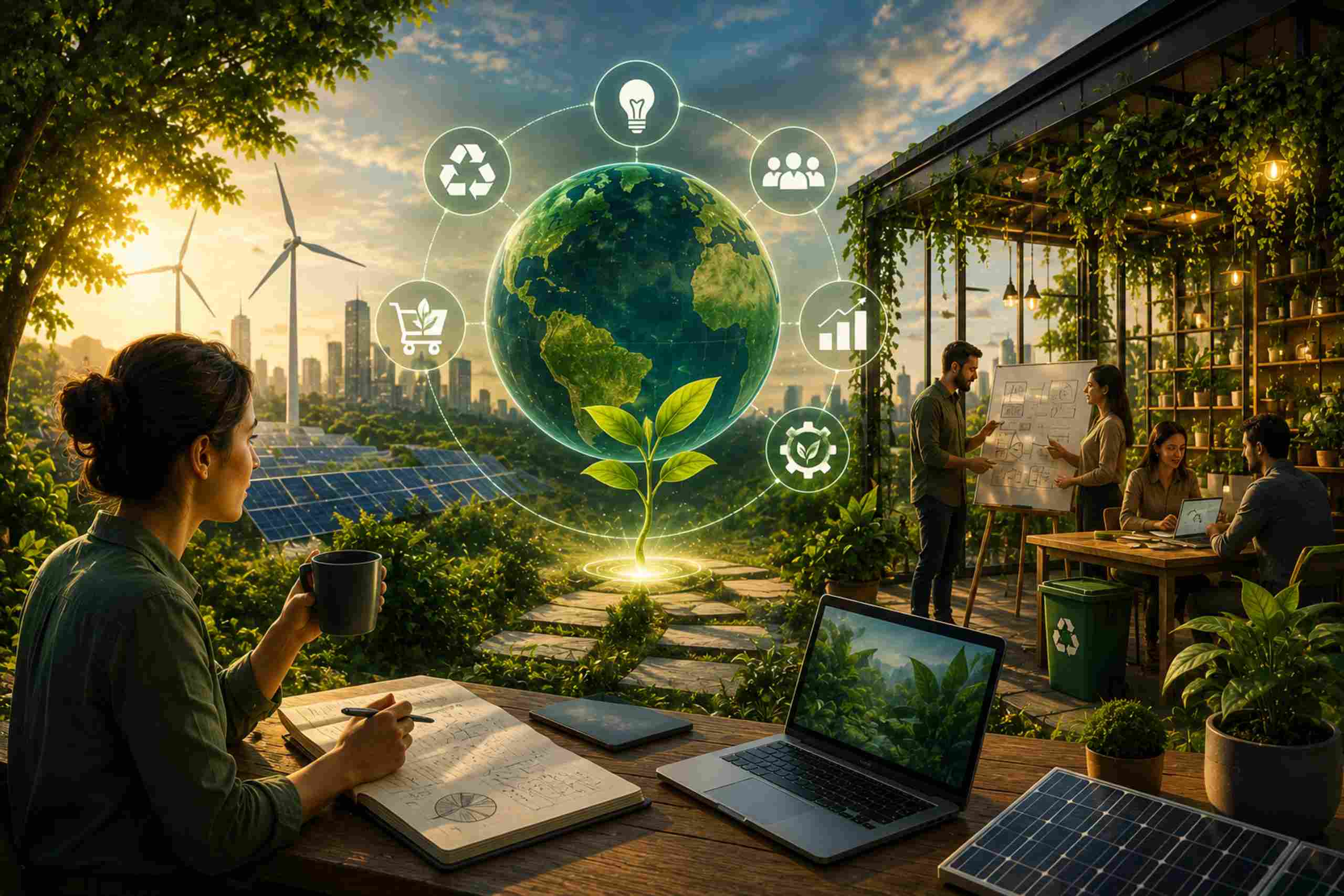 Explore a relação entre sustentabilidade e empreendedorismo para um sucesso a longo prazo no mundo dos negócios.