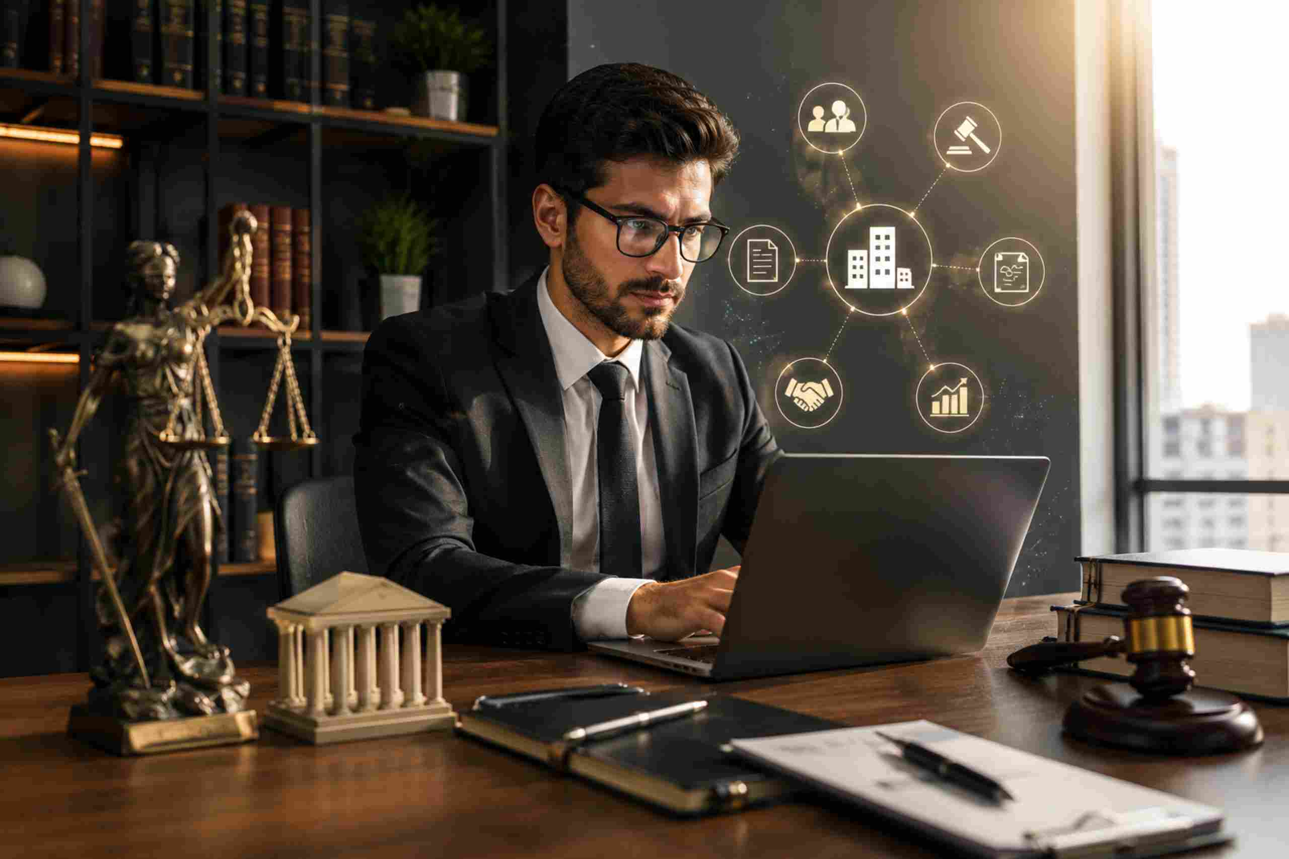 Abrindo uma Empresa de Advocacia: Um Guia Abrangente para Advogados feito pela RR Soluções uma Contabilidade especializada em Advogados.