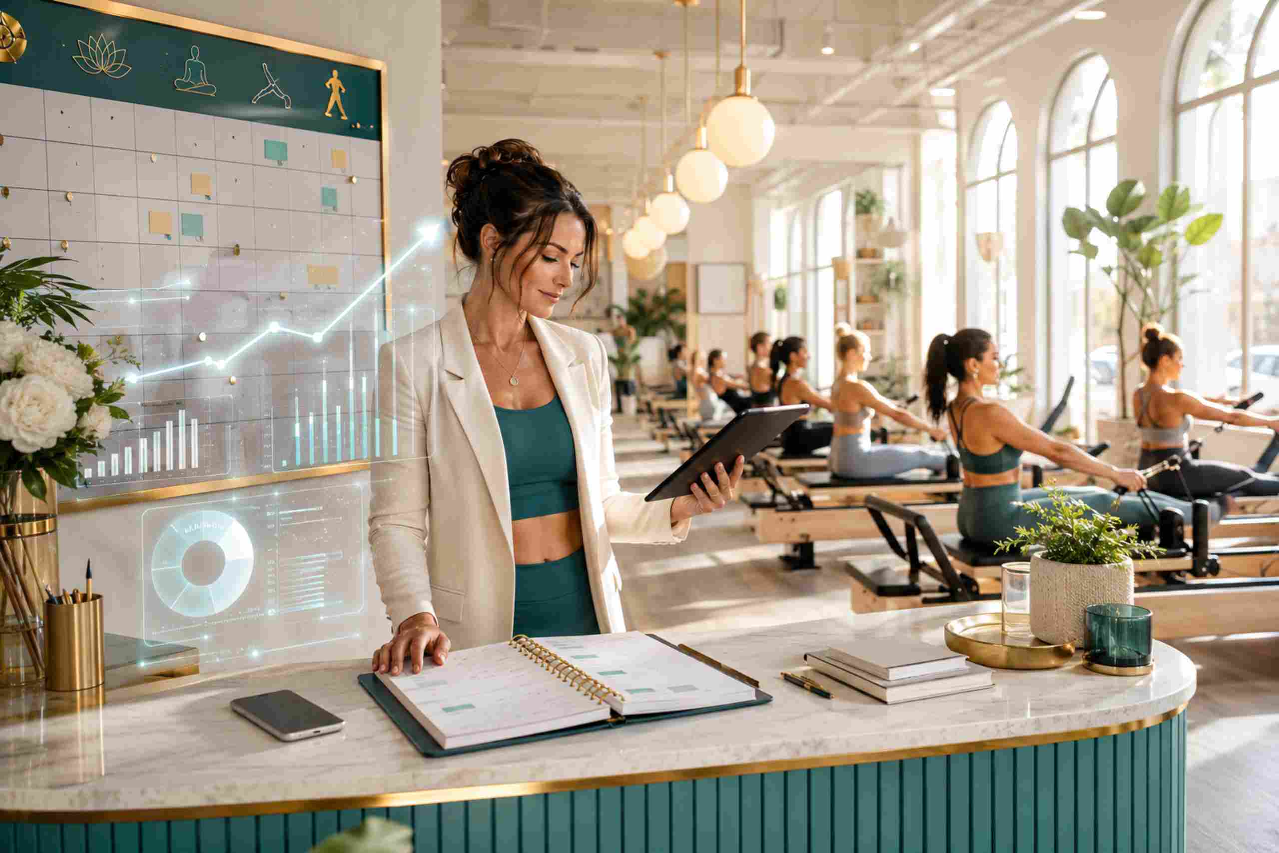 Studio de pilates: descubra o planejamento estratégico que fez uma unidade triplicar clientes em 90 dias e como aplicar no seu negócio.