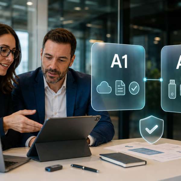 Comparação entre certificado digital A1 e A3 para empresas e diferentes tipos de negócio