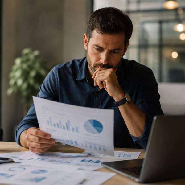Indicadores financeiros essenciais para empresários acompanharem lucro, margem, fluxo de caixa e desempenho do negócio