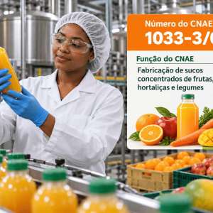 CNAE 1033-3/01 Fabricação de Sucos Concentrados de Frutas, Hortaliças e Legumes: Guia para Abrir e Tributar