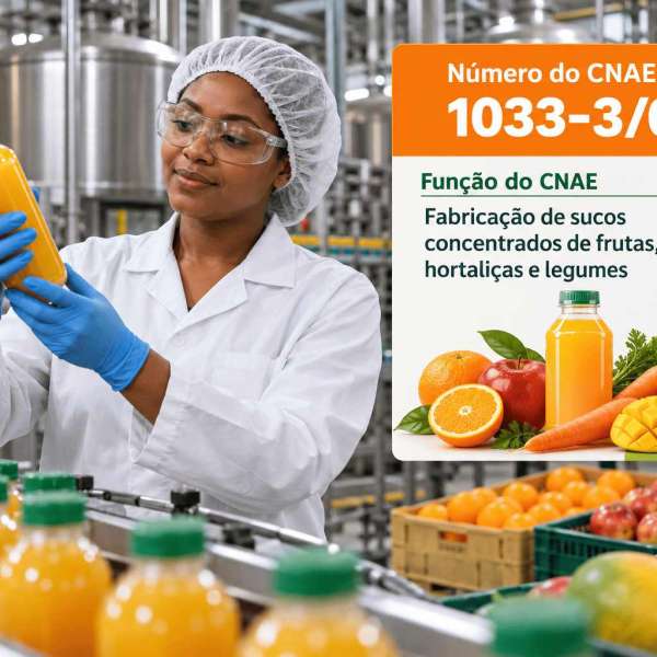 Tanques de aço inox de uma fábrica de suco concentrado de laranja, ilustrando o CNAE 1033-3/01