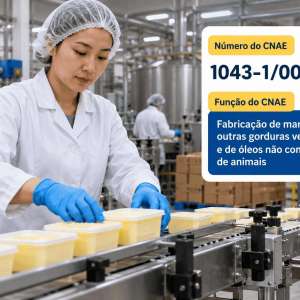 CNAE 1043-1/00 Fabricação de Margarina, Gorduras Vegetais e Óleos Não Comestíveis de Animais: Guia para Abrir e Tributar