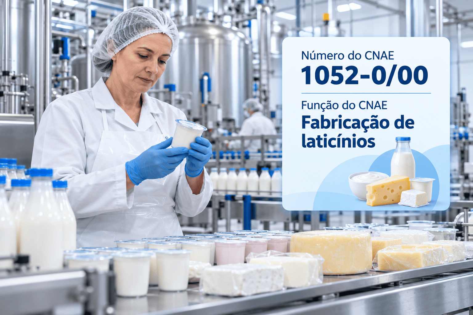 Queijos em maturação nas prateleiras de uma queijaria, ilustrando o CNAE 1052-0/00