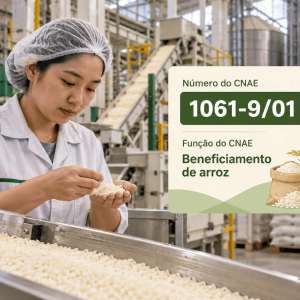 CNAE 1061-9/01 Beneficiamento de Arroz: Guia para Abrir e Tributar