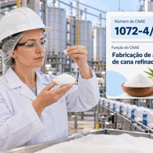CNAE 1072-4/01 Fabricação de Açúcar de Cana Refinado: Guia para Abrir e Tributar