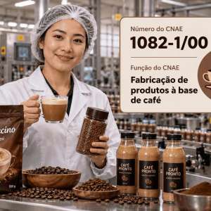 CNAE 1082-1/00 Fabricação de Produtos à Base de Café: Guia para Abrir e Tributar