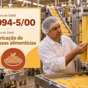CNAE 1094-5/00 Fabricação de Massas Alimentícias: Guia para Abrir e Tributar