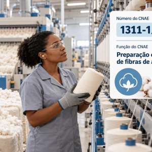 CNAE 1311-1/00 Preparação e Fiação de Fibras de Algodão: Guia para Abrir e Tributar