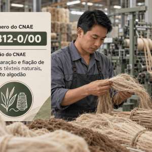 CNAE 1312-0/00 Fiação de Fibras Têxteis Naturais, Exceto Algodão: Guia para Abrir e Tributar