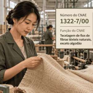 CNAE 1322-7/00 Tecelagem de Fibras Naturais, Exceto Algodão: Guia para Abrir e Tributar