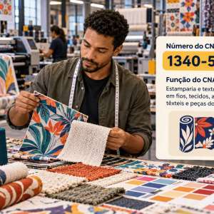 CNAE 1340-5/01 Estamparia e Texturização em Têxteis: Guia para Abrir e Tributar