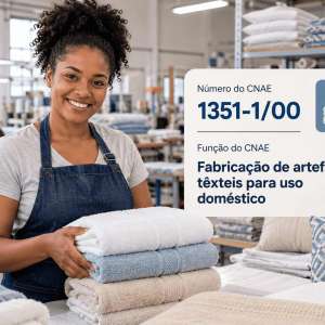 CNAE 1351-1/00 Fabricação de Artefatos Têxteis para Uso Doméstico: Guia para Abrir e Tributar