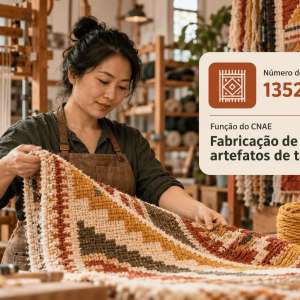 CNAE 1352-9/00 Fabricação de Artefatos de Tapeçaria: Guia para Abrir e Tributar