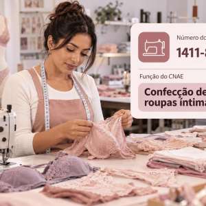 CNAE 1411-8/01 Confecção de Roupas Íntimas: Guia para Abrir e Tributar