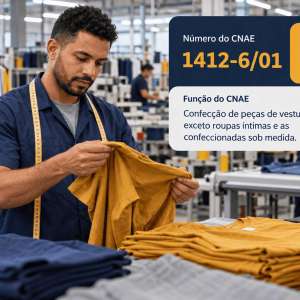 CNAE 1412-6/01 Confecção de Peças de Vestuário: Guia para Abrir e Tributar