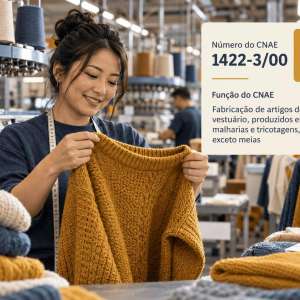 CNAE 1422-3/00 Fabricação de Artigos de Malharia e Tricotagem: Guia para Abrir e Tributar