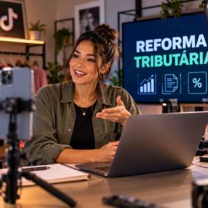 Reforma Tributária para Tiktokers: o que Muda para Quem Vive de Conteúdo