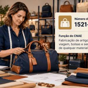 CNAE 1521-1/00 Fabricação de Bolsas e Artigos para Viagem: Guia para Abrir e Tributar