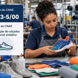CNAE 1533-5/00 Fabricação de Calçados de Material Sintético: Guia para Abrir e Tributar