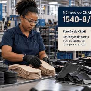 CNAE 1540-8/00 Fabricação de Partes para Calçados: Guia para Abrir e Tributar
