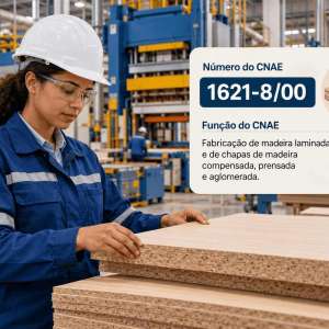 CNAE 1621-8/00 Fabricação de Madeira Laminada e Chapas de Madeira: Guia para Abrir e Tributar