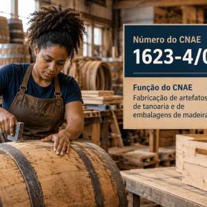 CNAE 1623-4/00 Fabricação de Artefatos de Tanoaria e Embalagens de Madeira: Guia para Abrir e Tributar