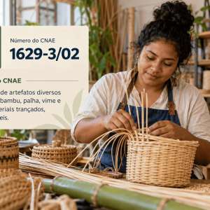 CNAE 1629-3/02 Fabricação de Artefatos de Cortiça, Bambu, Palha e Vime: Guia para Abrir e Tributar