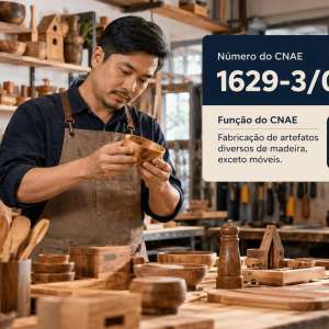 CNAE 1629-3/01 Fabricação de Artefatos Diversos de Madeira: Guia para Abrir e Tributar