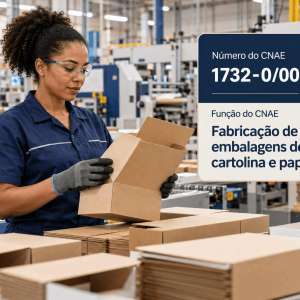 CNAE 1732-0/00 Fabricação de Embalagens de Cartolina e Papel-Cartão: Guia para Abrir e Tributar