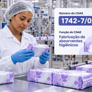 CNAE 1742-7/02 Fabricação de Absorventes Higiênicos: Guia para Abrir e Tributar