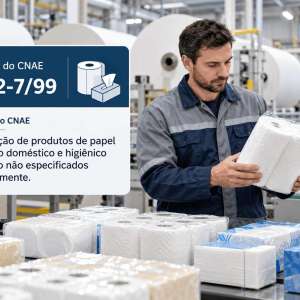 CNAE 1742-7/99 Fabricação de Papel Higiênico, Guardanapos e Toalhas de Papel: Guia para Abrir e Tributar