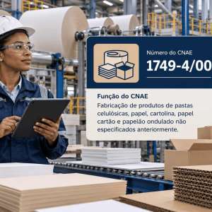 CNAE 1749-4/00 Fabricação de Outros Produtos de Papel e Papelão: Guia para Abrir e Tributar