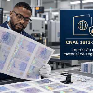 CNAE 1812-1/00 Impressão de Material de Segurança: Guia para Abrir e Tributar