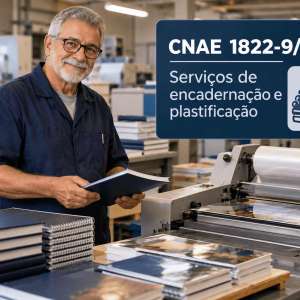 CNAE 1822-9/01 Serviços de Encadernação e Plastificação: Guia para Abrir e Tributar