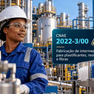 CNAE 2022-3/00 Fabricação de Intermediários para Plastificantes, Resinas e Fibras: Guia para Abrir e Tributar