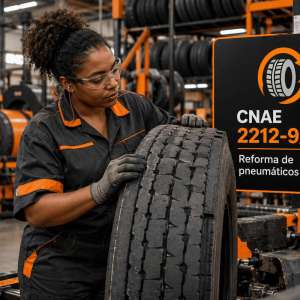 CNAE 2212-9/00 Reforma de Pneumáticos Usados: Guia para Abrir e Tributar