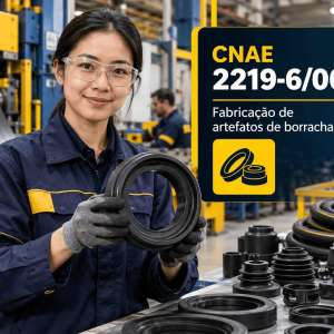 CNAE 2219-6/00 Fabricação de Artefatos de Borracha: Guia para Abrir e Tributar