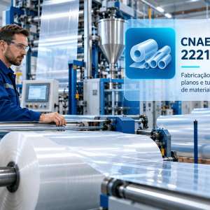 CNAE 2221-8/00 Fabricação de Laminados Planos e Tubulares de Plástico: Guia para Abrir e Tributar