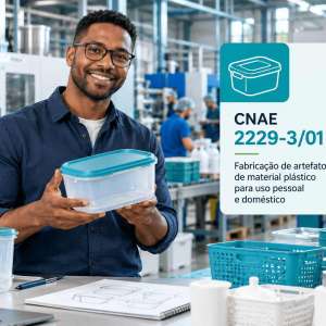 CNAE 2229-3/01 Fabricação de Artefatos de Plástico para Uso Pessoal e Doméstico: Guia para Abrir e Tributar