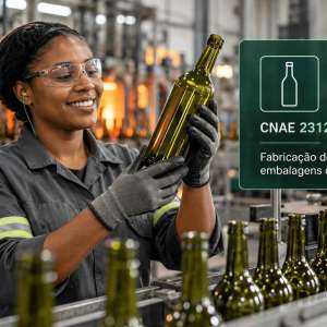 CNAE 2312-5/00 Fabricação de Embalagens de Vidro: Guia para Abrir e Tributar