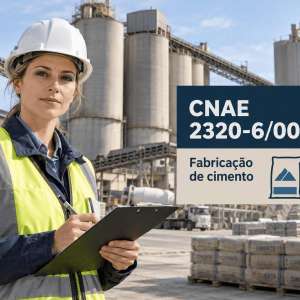 CNAE 2320-6/00 Fabricação de Cimento: Guia para Abrir e Tributar